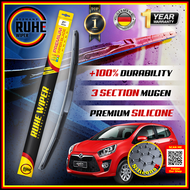 Ruhe Wiper Perodua Axia 2014 - New Present Original High Quality Silicone Car Wiper Silicon Kereta W