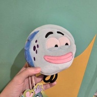 比奇堡的居民_毛絨拉鏈收納包 (海綿寶寶/正版授權/SpongeBob/路人魚/Pouch/零錢包)