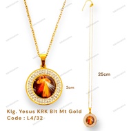 Jesus & Mary Picture Necklace - Anti-Fade