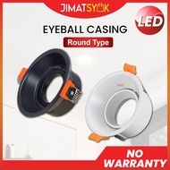 LED Eyeball Casing GU10 Replaceable Fitting Recessed Spotlight Eyeball Fixture Die Cast Aluminium Casing Fitting