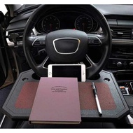 Universal Steering Wheel Eat Work Cart Dr Coffee Goods Holder Tray Car Laptop Computer Desk Stand Se