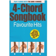 4-Chord Songbook Favourite Hits (25Cm X 17CM) /Guitar Chord Book / Song Book / Voice Book