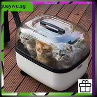 Stroller Multifunctional Pet Portable Pet Carrier Large Space Cat Stroller Lightweight Cat Carrier B