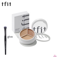 Authentic TFIT Concealer Tri-Color Concealer Cover Spots Dark Circles Under Eyes Acne Marks Facial C