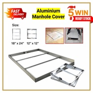 Aluminum Manhole Cover Frame | Mosaic Tile Cover Frame for Tiling Work | Ready Stock