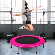 Foldable Mini Trampoline Fitness Exercise Trampoline for Kids Adults Alat Tempat Main Lompat-Lompat 