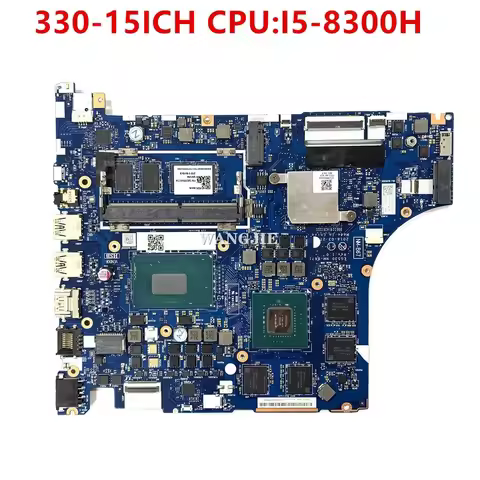 EG530 NM-B671 For Lenovo Ideapad 330-15ICH Laptop Motherboar CPU:I5-8300H GPU:GTX1050 2G RAM:4G FRU:
