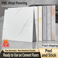 【🛫READY STOCK] 】Vinyl Tile Floor No Foam 60X60cm Vinyl Flooring Marble FlorTiles Lantai Vinyl Selfad