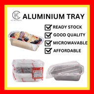 [READY STOCK] 🔥ALUMINIUM FOIL TRAY WITH LID COVER [RECTANGLE]-10PCS (4432-P)