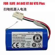 A4 ILIFE A4s V7 A6 V7s Plus Robot Vacuum Cleaner 18650 4S1P Battery 14.8V s   s