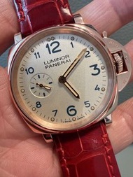沛納海 Panerai Luminor Due 👍 Pam 00741❤️ 2021年watch 象牙色錶盤，玫瑰金錶殼，42mm.手動上鍊 Fullset