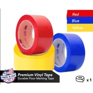 3M™ 471 Vinyl Tape/ Floor Tape/ Social Distancing/ Safety Markings/ 48 mm x 32.9 m/ Made in USA [1 R