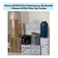 Nissan NV350 Filter Maintenance Set Bundle / Nissan NV350 Filter Set Combo