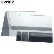 SVNFY 4 Pack Wall Mirror Tiles, 8 X 8 Inch Acrylic Square Mirror, Plastic Mirror Sheets Self Adhesiv