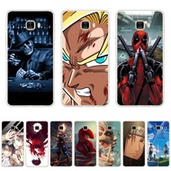 A5-Anime theme soft CPU Silicone Printing Anti-fall Back CoverIphone For Samsung Galaxy c5/c5 pro/c7/c7 pro/c9 pro