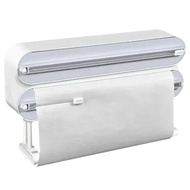 [frthrthrt]Kitchen Organizer Aluminum Film Wrap Cutter Wallmount Wall Mount Paper Towel Holder Cling