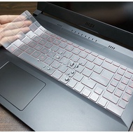Keyboard Cover For MSI Bravo 15 C7V GF66 GI66 15.6 Inch GL76 17.3" Katana GF76 Sword 15 A11UC GL66 M