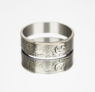 捷克共和國硬幣戒指 5 冠 1994 年男士硬幣戒指 女士硬幣戒指