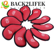BACK2LIFEK Golf Club Cover Golf Putter 10pcs Neoprene Protector Case Protective Cover With Number De
