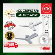 KDK Ceiling Fan (M11SU/ R48SP) / WITH REMOTE CONTROL / 3 ABS BLADE/ 3 SPEEDS / 1yr warranty from KDK