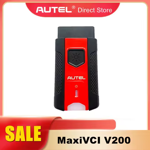 Autel MaxiVCI V200 Bluetooth VCI Compatible with MS906Pro/ MS906Pro-TS/KM100/BT609/BT608/ITS600 Supp