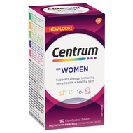 Centrum for Women เซนทรัม วิตามินผู้หญิง อาหารเสริมผู้หญิง วิตามินรวม multivitamin อาหารเสริม