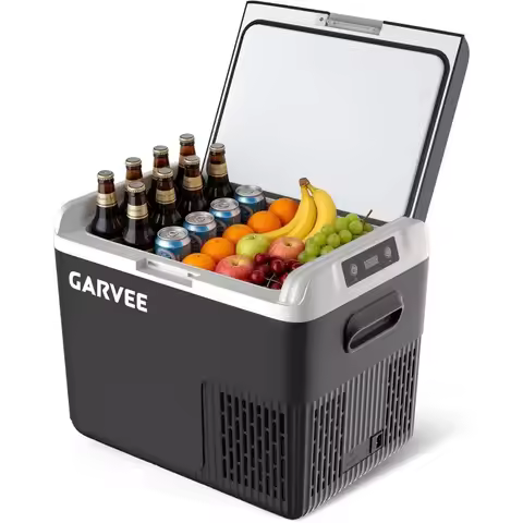 Car Fridge 19QT Portable Freezer, 12/24V Compressor Electric Cooler for SUV Boat