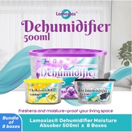 [Flash Deal] Bundle of 16 boxes lamoxias Moisture Dehumidifier 500ml/3 scents/Laverder/Lemon/Charcoal