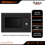 Rubine Built-in Microwave Oven RMO-OREO-28BL 28L Microwave And Grill Combination RMO-934SS-GD34 Ketu