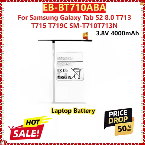 for Samsung Galaxy Tab S2 8.0 T713 T715 T719C SM-T710T713N New Replacement Laptop Battery EB-BT710AB