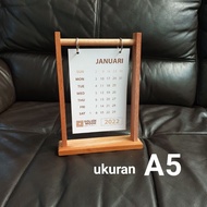 Wooden tent card holder (A5 size) table number stand/ tent card holder/