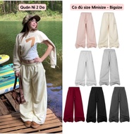 (PRODUCT FOR SUMMER 2 LEATHER Flannel) UNISEX WIDE FORM PANTS 2 LEATHER Flannel QUANTITY 350GSM TDS.