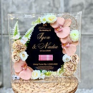 30x30/ wedding dowry Frame 30x30 artificial series acrylic wedding Frame