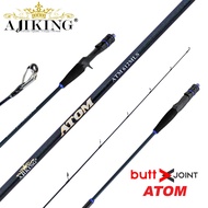 (5'8" - 6'9"ft) Ajiking Atom ATM Spinning Casting Fishing Rod (3-7KG MaxDrag)