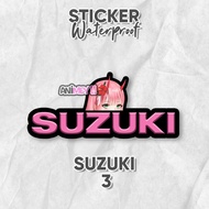 Suzuki Logo Anime Sticker/Waterproof Anime Sticker