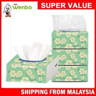 Wenbo 3 in 1 Soft Facial Tissue Disposable Facial Towel Cotton Cleaning Tissue Cotton Tissue Disposa