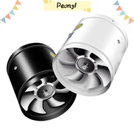 PDONY Mute Exhaust Fan, Air Ventilation Super Suction Exhaust Fan, Multifunctional Black White Pipe Toilet 4'' 6'' Ceiling Booster Household Kitchen