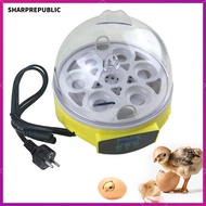 [Sharprepublic] Clear Eggs Incubator 7 Eggs Small Poultry Incubator for Pigeon Chicken
