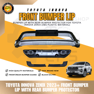 CPS - TOYOTA INNOVA ZENIX 2023+ FRONT BUMPER LIP WITH REAR BUMPER (10631)
