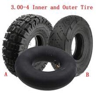 Scooter Tyre Tube 3.00-4 Tire Wheels Fits Mini 2 Stroke Quad ATV Motor Bike Parts (10''x3'', 260x85)