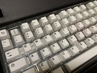 BOW Black on White 雙色成型 二色成型 鍵帽 ABS 小全套 double shot 黑白 non GMK 自組鍵盤 機械鍵盤 custom keyboard