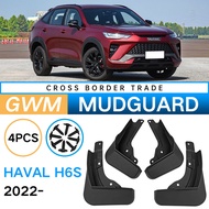 For Haval H6s H6GT 2022 Mud Flaps Soft Rubber Splash Guards Car Accessories Fender Protectors