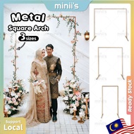 MINIIS Arch Backdrop Deco Raya Aidilfitri Arch Raya Arch Stand Balloon Wall Backdrop Wedding Square