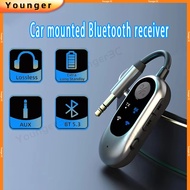 Car mounted Bluetooth 5.3 Transmitter, FM Frequency Receiver 2-in-1 Mobile Audio Wireless Bluetooth 