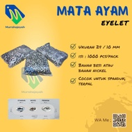 MATA 10MM Banner Chicken Eye | Chicken eyes Size 24 | Banner Eyes