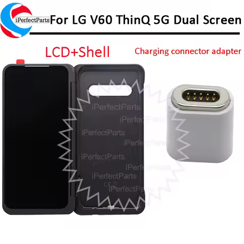 Tested For LG V60 ThinQ 5G Dual LCD Secondary Screen Replacement Touch Screen Digitizer Assembly For