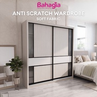 ✨Free Install✨ Bahagia Aira Wardrobe 5x8/6x8/8x8 Wardrobe Clothes ~ Bedroom ~ Almari Baju ~ Melamine