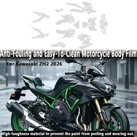 PPF Motorcycle Z H2 Protective Film Invisible Car Cover For Kawasaki ZH2 2026 TPU Body Paint Fairing