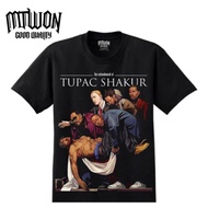 KATUN TUPAC TWOPAC 2PAC all eyez on me rapper tshirt black shirt/black men Wanita adult teenagers ch