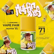 FREEBASE MUFFIN & XES V3 60ML ORI LIQUID MUFFIN AND XES BANANA CREAM junians